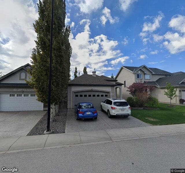 Street view of 5 Cranleigh Park SE, Calgary