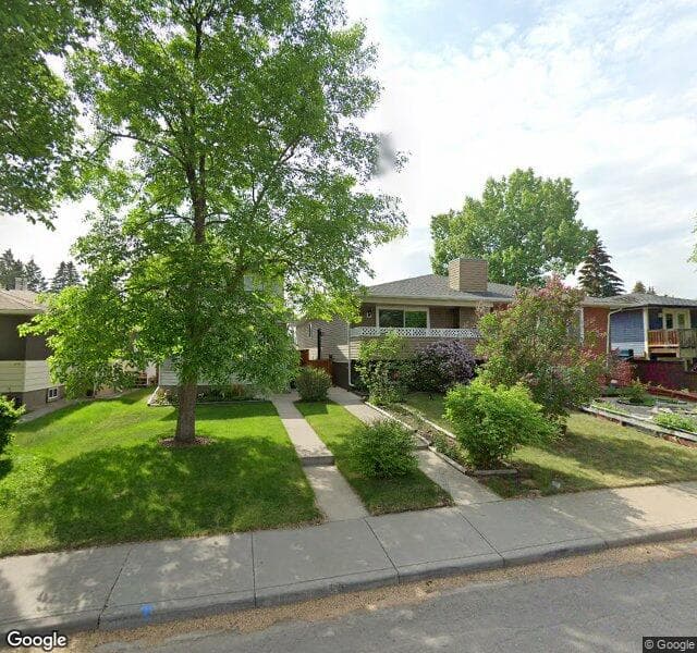 Street view of 411 37 Street SW, Calgary