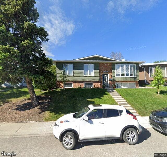 Street view of 7219 Hunterdale Road NW, Calgary