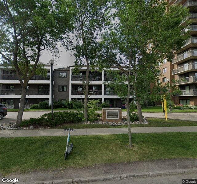 Street view of 1202-10545 Saskatchewan Drive NW, Edmonton