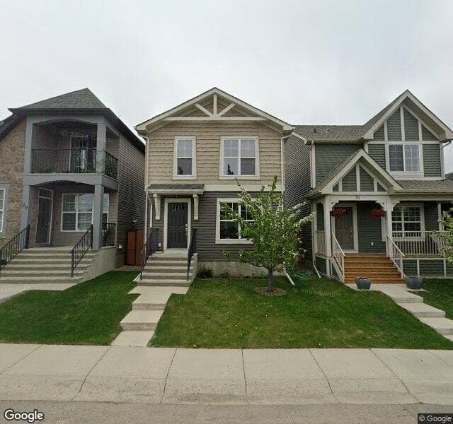Street view of 55 Cranford Close SE, Calgary