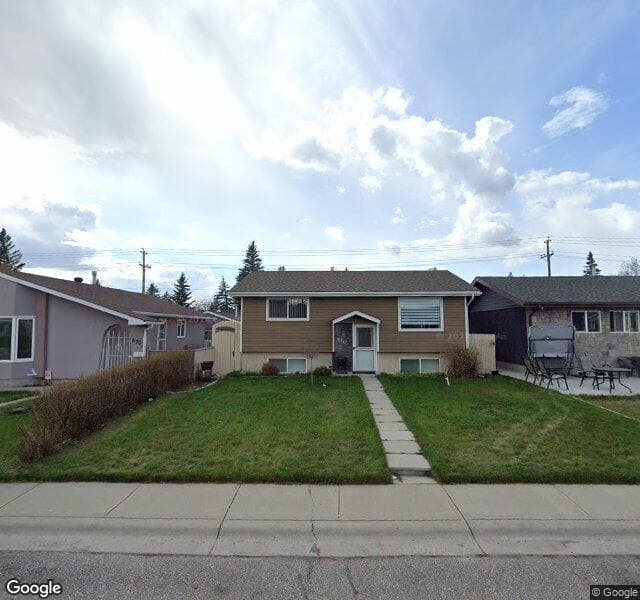 Street view of 6711 Malvern Road NE, Calgary