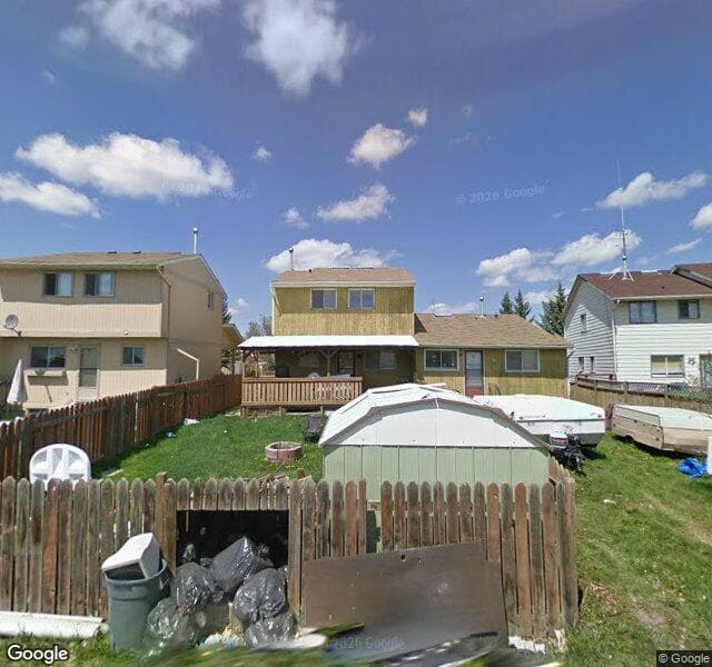 Street view of 13 Falbury Crescent NE, Calgary