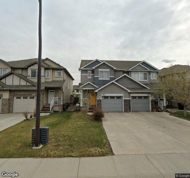 Street view of 9513 Simpson Court NW, Edmonton