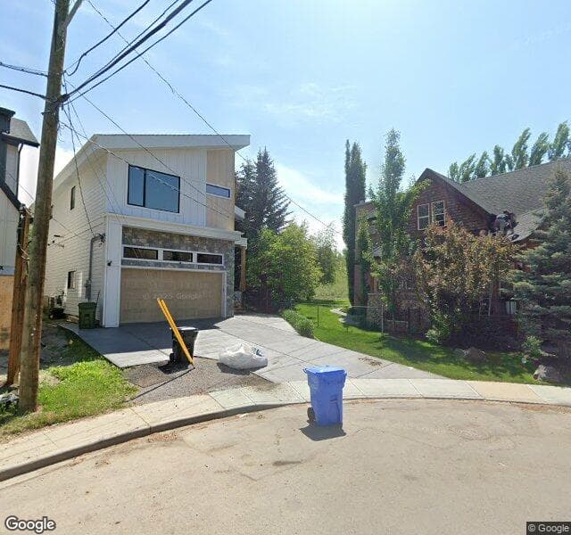 Street view of 4 Bowbank Crescent NW, Calgary