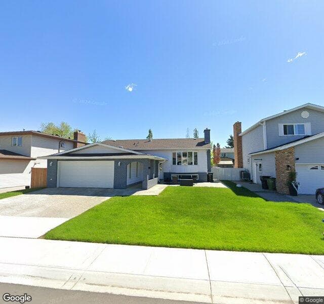 Street view of 16003 111 Street NW, Edmonton
