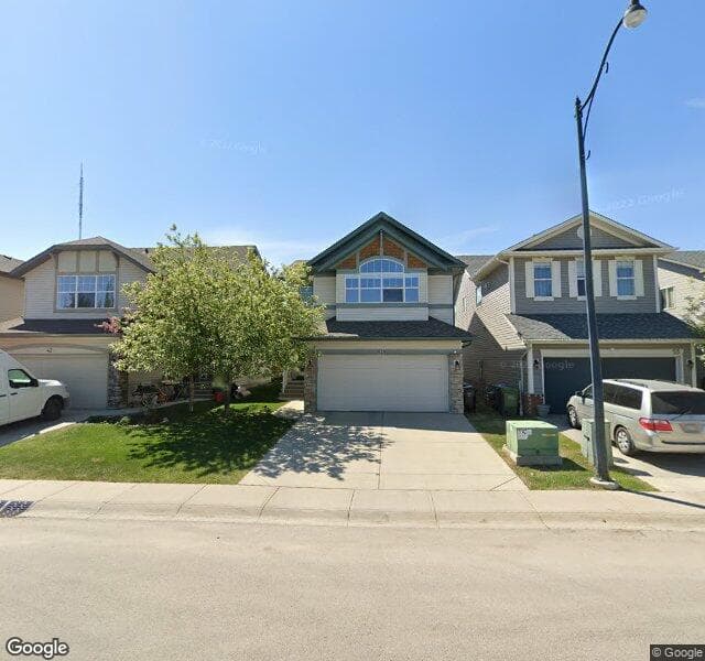 Street view of 51 Cougarstone Court SW, Calgary