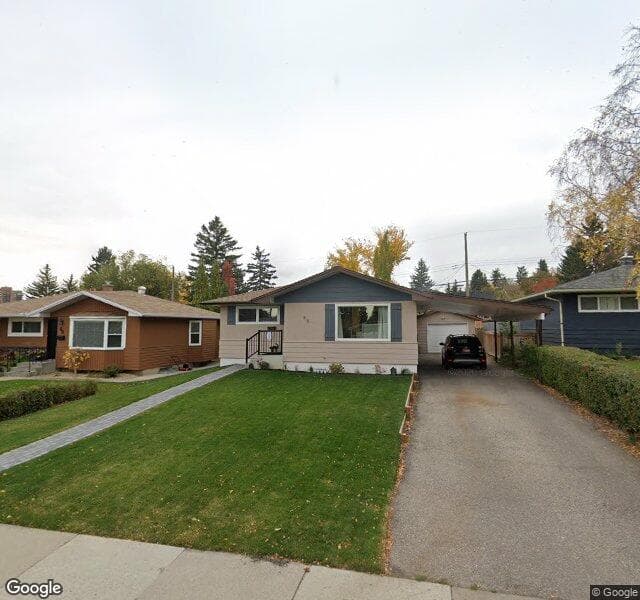 Street view of 56 Harrow Crescent SW, Calgary