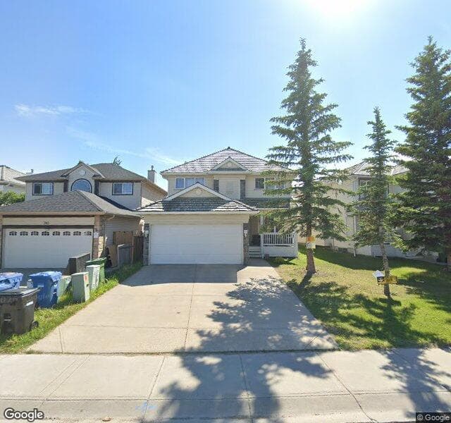 Street view of 716 Coral Springs Boulevard NE, Calgary