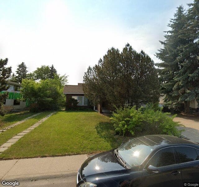 Street view of 6327 145A Street NW, Edmonton