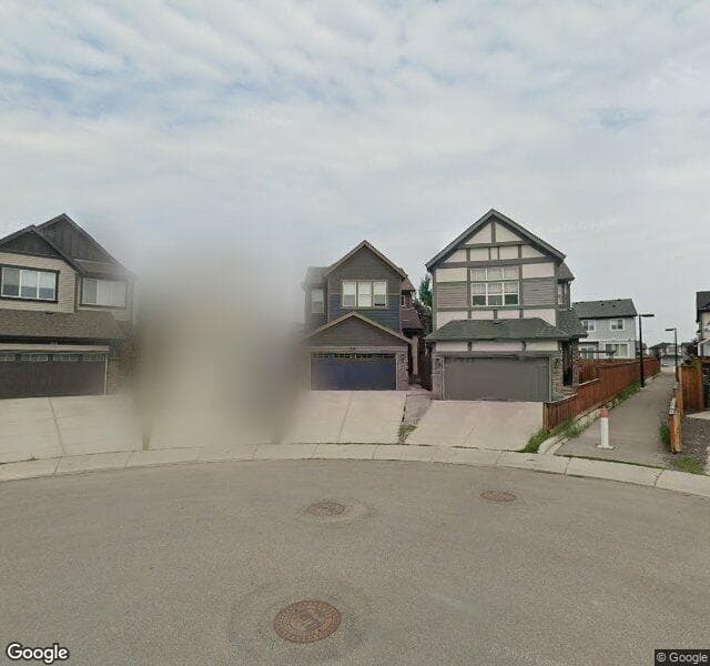 Street view of 240 Chaparral Valley Mews SE, Calgary