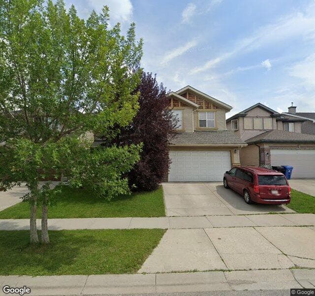 Street view of 292 Everstone Drive SW, Calgary