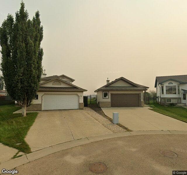 Street view of 619 Hooke Court NW, Edmonton