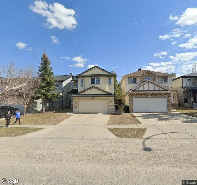 Street view of 409 Panamount Boulevard NW, Calgary