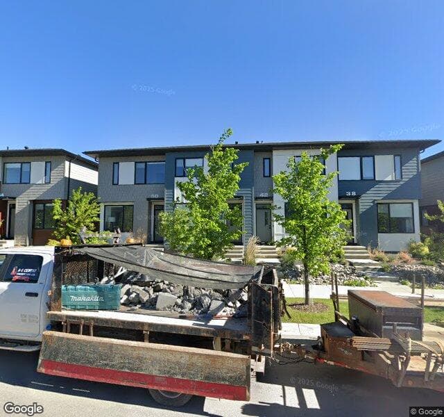 Street view of 46 Homestead Boulevard NE, Calgary