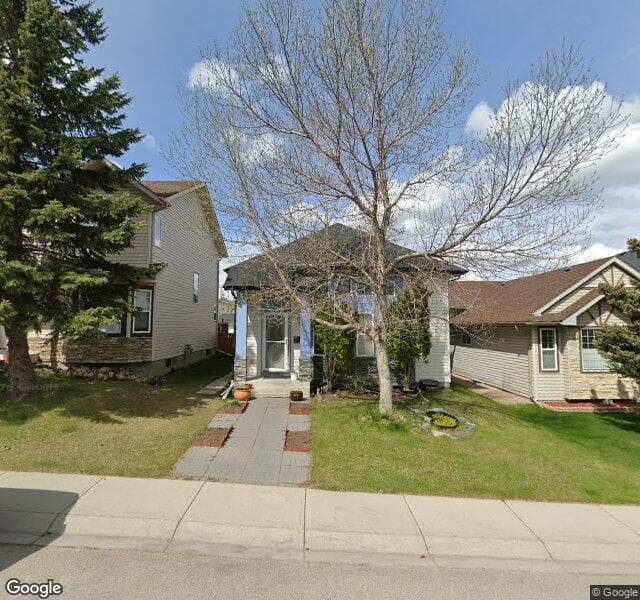 Street view of 122 Hidden Ranch Circle NW, Calgary