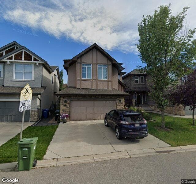 Street view of 32 Aspenshire Crescent SW, Calgary