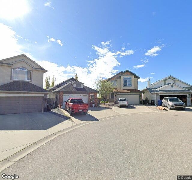 Street view of 48 Cranfield Place SE, Calgary