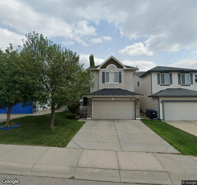 Street view of 340 Tuscany Valley View NW, Calgary