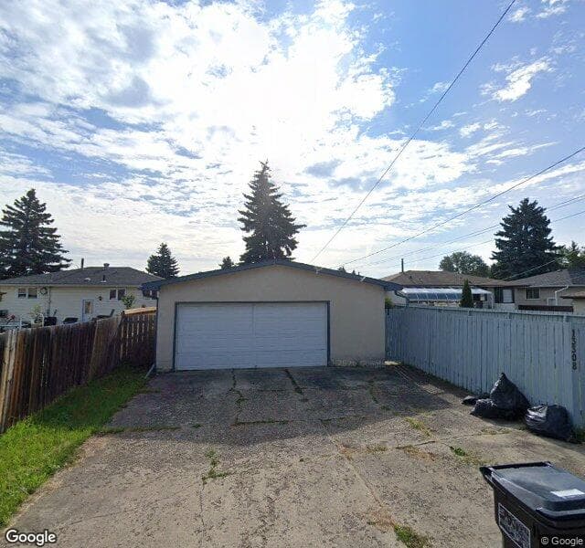 Street view of 13308 115 Street NW, Edmonton
