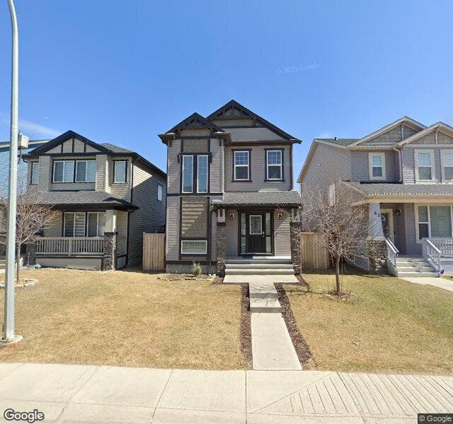 Street view of 79 Skyview Springs Gardens NE, Calgary