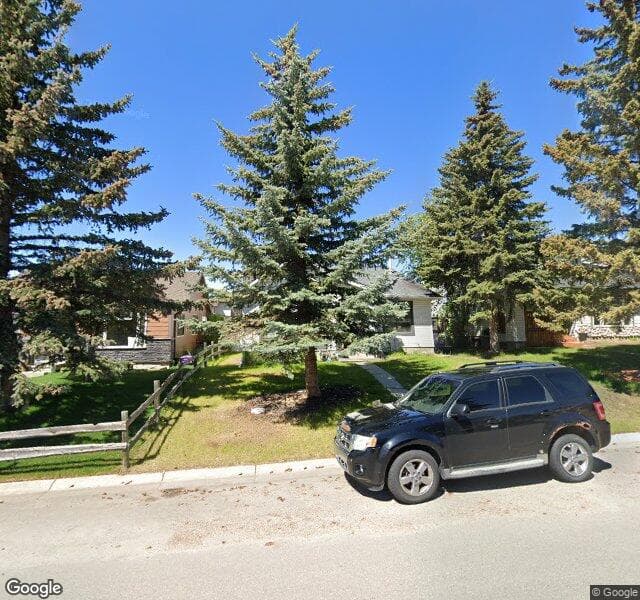 Street view of 19 Woodglen Way SW, Calgary
