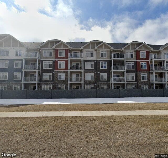Street view of 4109-155 Skyview Ranch Way NE, Calgary