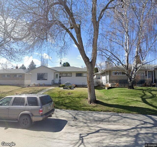 Street view of 7211 Fountain Road SE, Calgary