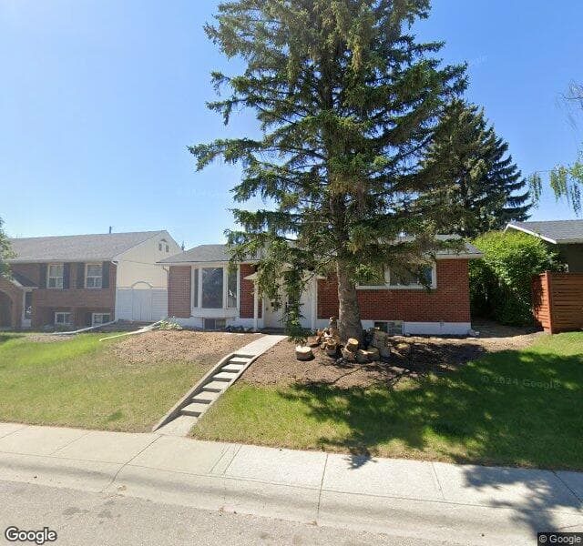 Street view of 6011 Lockinvar Road SW, Calgary