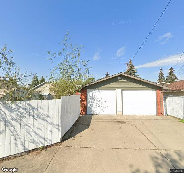 Street view of 10627 154 Street NW, Edmonton