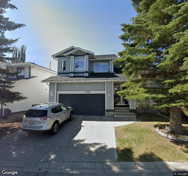 Street view of 217 Sandringham Court NW, Calgary