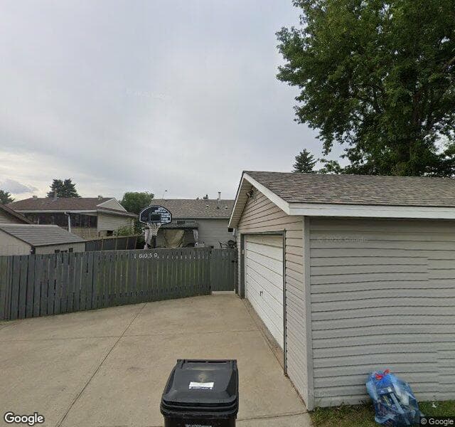 Street view of 16059 123 Street NW, Edmonton