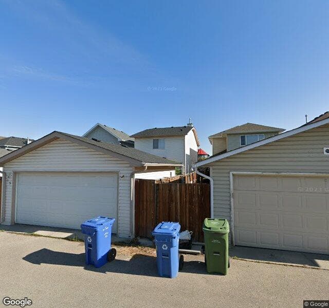 Street view of 19 Taravista Crescent NE, Calgary