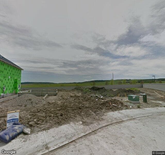 Street view of 384 Silverado Plains Circle SW, Calgary