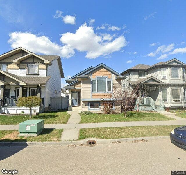 Street view of 21136 58 Avenue NW, Edmonton