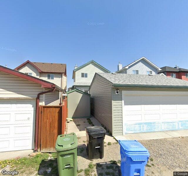 Street view of 29 Saddlefield Crescent NE, Calgary
