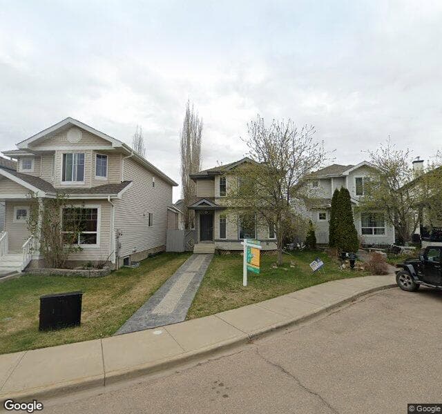 Street view of 1322 George Close NW, Edmonton