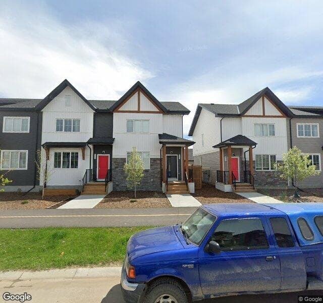 Street view of 56 Creekside Boulevard SW, Calgary