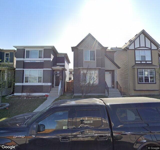 Street view of 116 Evansborough Way NW, Calgary