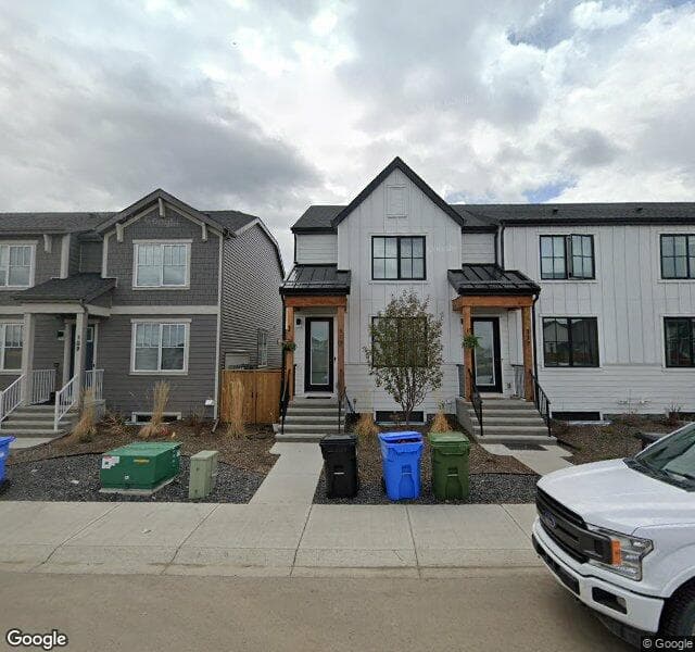 Street view of 113 Heirloom Way SE, Calgary