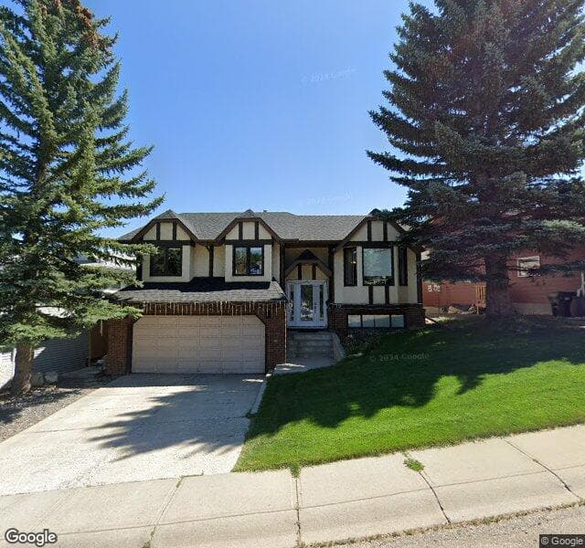 Street view of 19 Stratton Hill Rise SW, Calgary