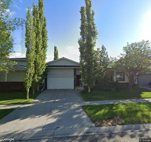 Street view of 52 Strathcona Road SW, Calgary