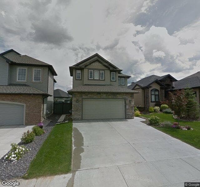 Street view of 2423 Bowen Wynd SW, Edmonton