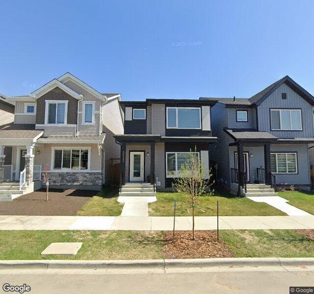 Street view of 3643 214 Street NW, Edmonton