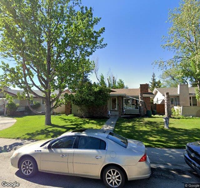 Street view of 355 Cedarpark Drive SW, Calgary