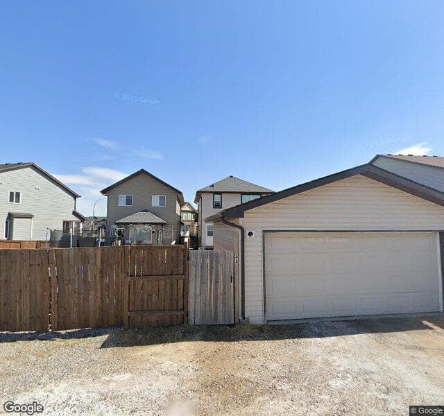 Street view of 48 Skyview Springs Place NE, Calgary