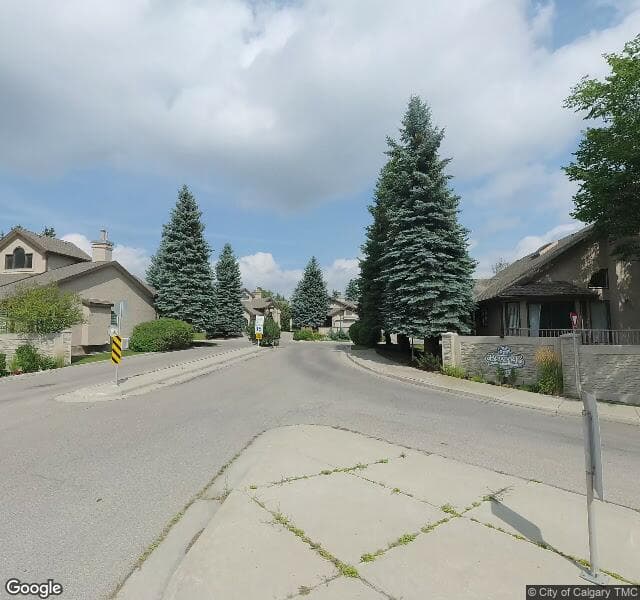 Street view of 110 Oakbriar Close SW, Calgary