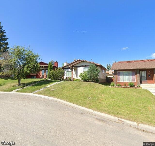 Street view of 112 Bergen Crescent NW, Calgary