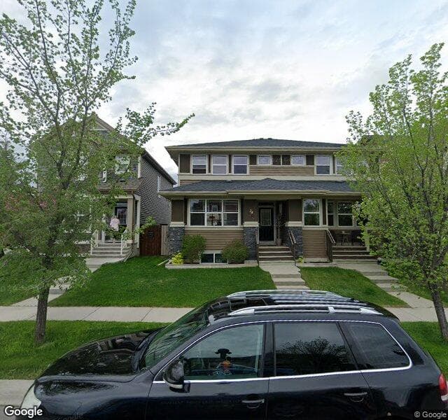 Street view of 34 Chaparral Valley Square SE, Calgary