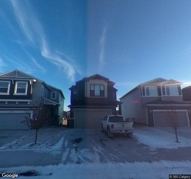Street view of 441 Livingston View NE, Calgary